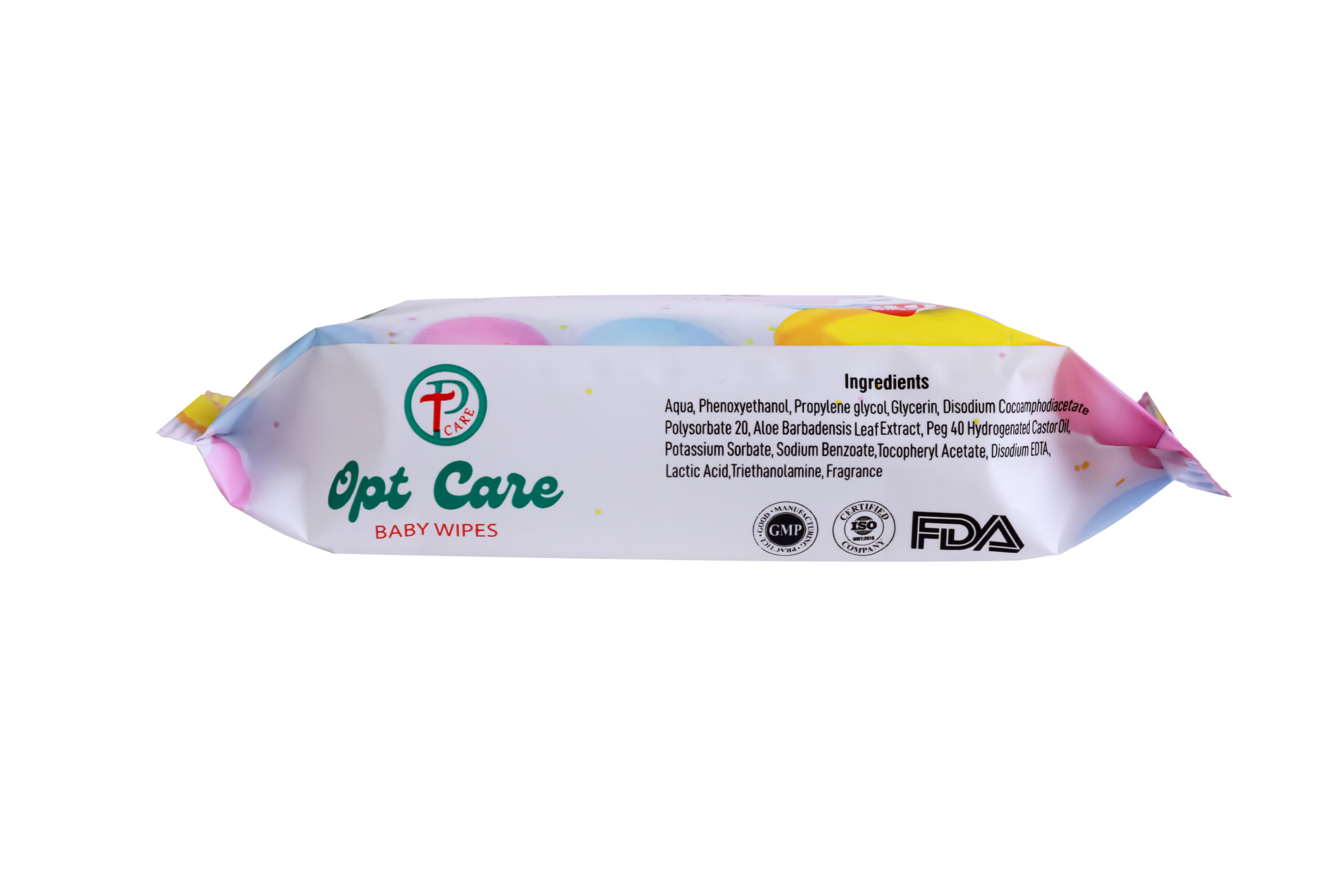 OptCare Baby Wipes – Pack of 1 ( Each Pack contains 80 pieces ) xtra Thick & Moist Wet Wipes for Baby’s | Prevents Rashes & Redness with Goodness of Aloe Vera, Vitamin E & Paraben Free - Image 2